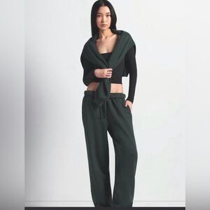 SKIMS Cotton Fleece Classic Straight Leg pants